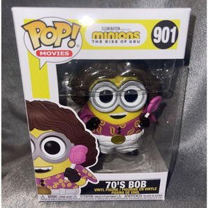 NEW Funko Pop! #901 Minions: The Rise of Gru - 70's Bob Vinyl Figure